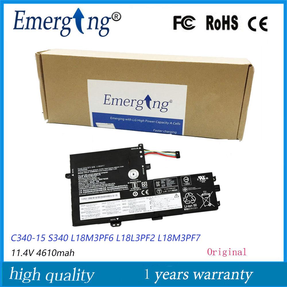 Изображение товара: 11,4 V 52.5WH новый оригинальный аккумулятор для ноутбука L18M3PF7 для Lenovo IdeaPad S340 C340-15 L18M3PF6 L18L3PF2