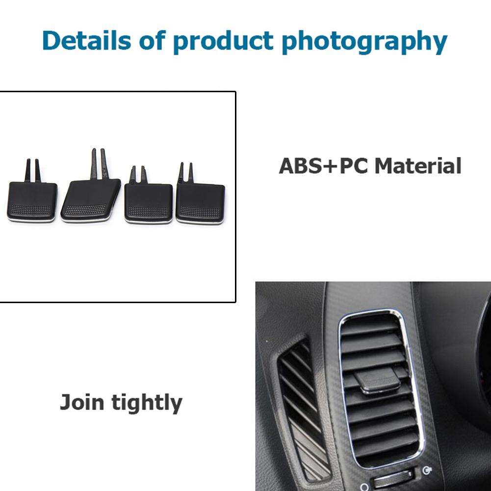 Изображение товара: VODOOL автомобильный ABS + PC передний левый/Центральный/правый A/C вентиляционное отверстие, набор для ремонта зажимов для Kia K3 2011-2018 автомобильные аксессуары для интерьера