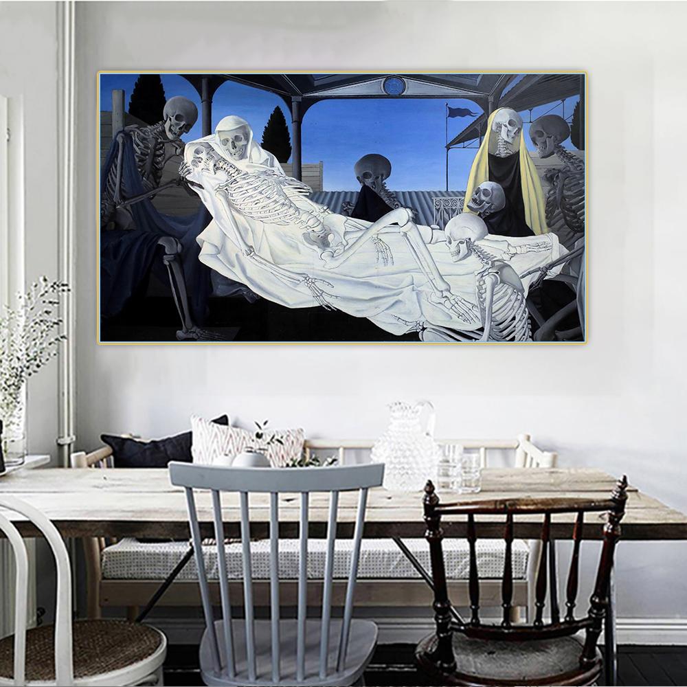 Изображение товара: Картина маслом на холсте с изображением пола дельво «The entombment.2017»