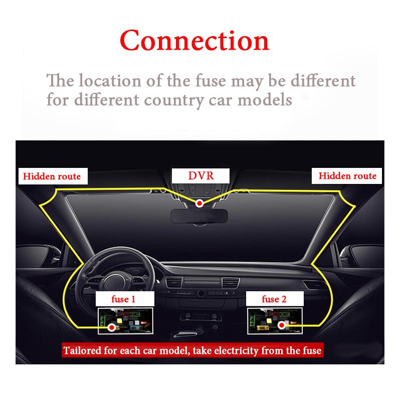 Изображение товара: Автомобильный видеорегистратор с Wi-Fi и функцией записи дороги, видеорегистратор для Mazda 3 Axela BL 2008 ~ 2013