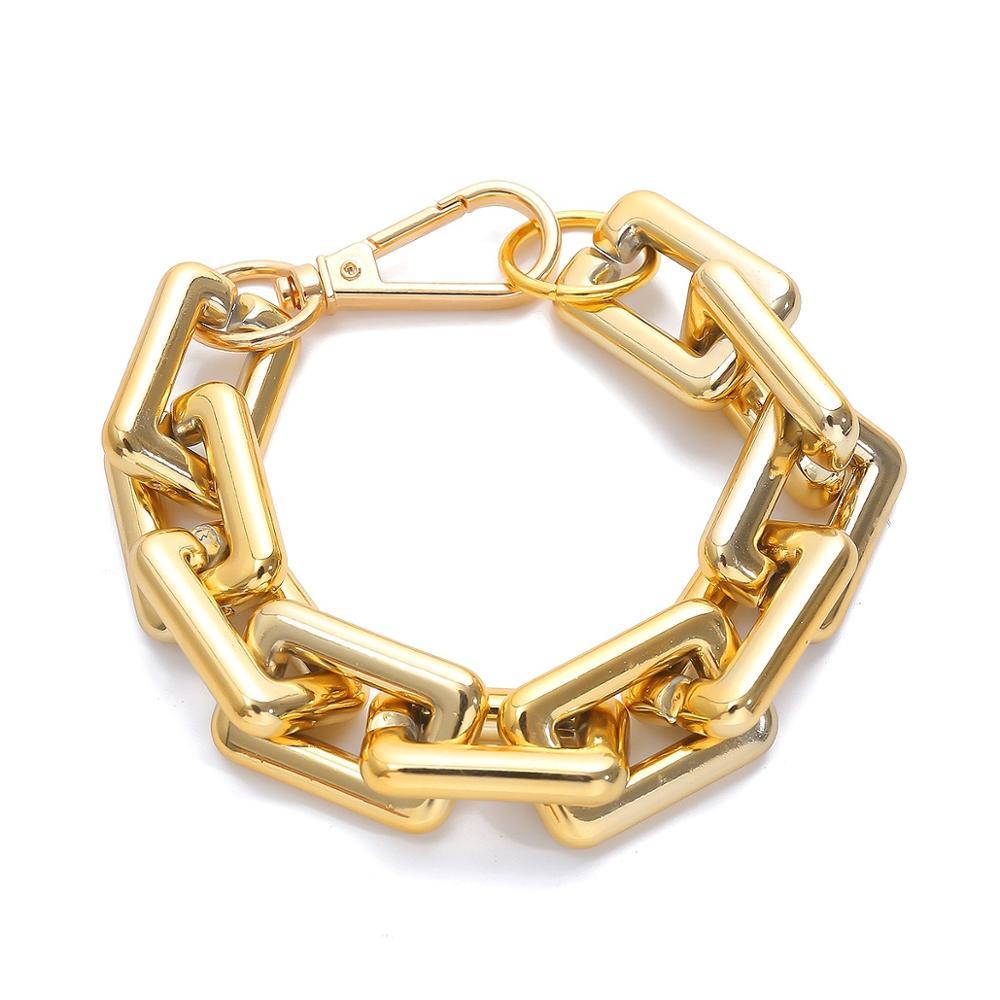 Изображение товара: JShine панк цепочка с замком, массивное ожерелье для женщин в стиле хип-хоп, крупное массивное ожерелье, готическое колье, ожерелье, ювелирные изделия в стиле стимпанк