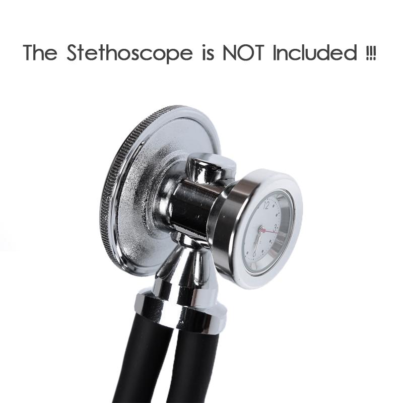 Изображение товара: Кварцевый стетоскоп, часы, часы, набор аксессуаров для врача с двойной головкой, медицинский стетоскоп
