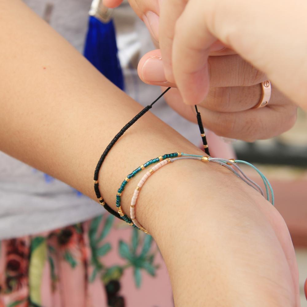 Изображение товара: Женские браслеты с бусинами kelich Miyuki, браслеты ручной работы в стиле бохо, классические браслеты для друзей, новые