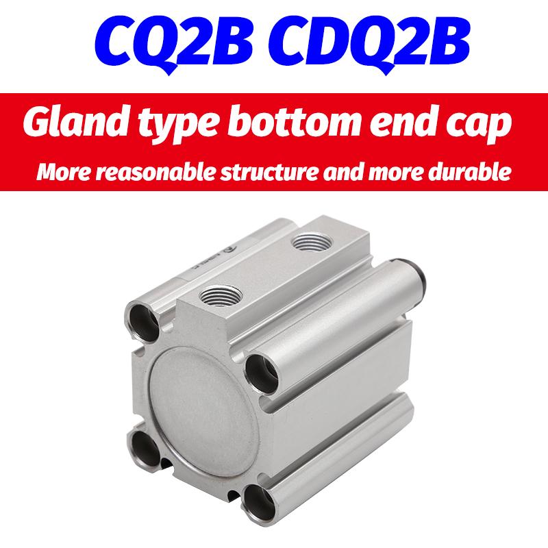 Изображение товара: Одностержневой Компактный цилиндр CDQ2B40-20DZ двойного действия с автоматическим переключением ход 5-CQ2B40-75DZ мм 100 CQ2A40-30DCZ