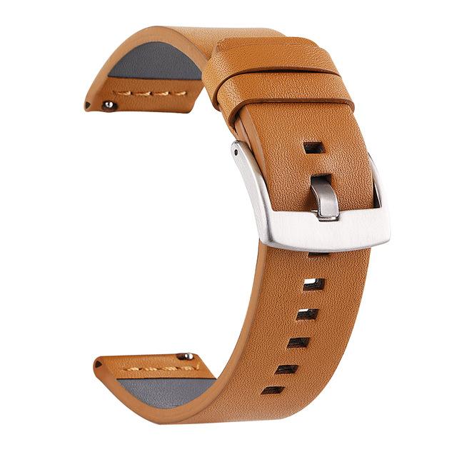 Изображение товара: Ремешок для часов из натуральной кожи для Suunto 9, быстросъемный ремешок для часов, браслет для Suunto 7, умные часы, аксессуары, браслет