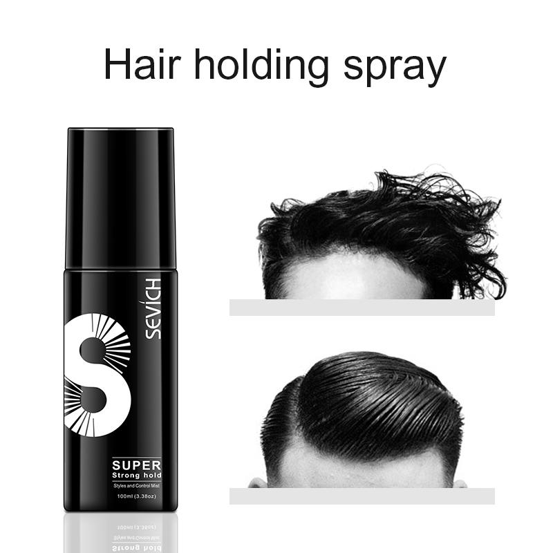 Изображение товара: Sevich 100 мл модный спрей для укладки волос ежедневное использование унисекс крепкое фиксирующее волокно для наращивания волос быстрый одноразовый спрей для хранения волос