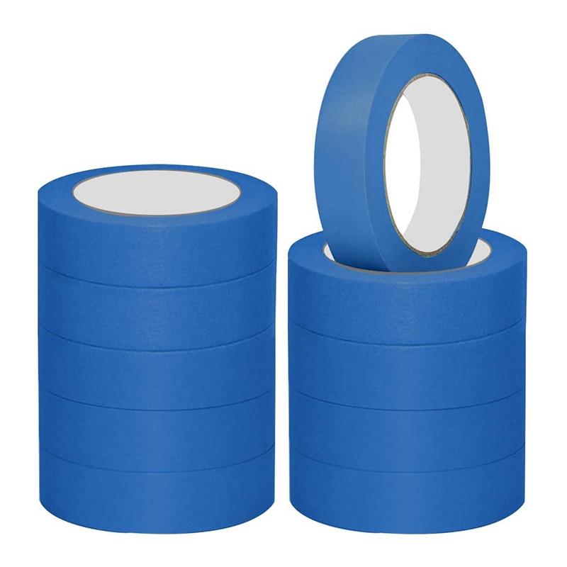 Изображение товара: 10 упаковок DIY Маскировочная бумага синяя малярная лента для художников внутренняя окраска украшения 24 мм x 20 м малярная лента