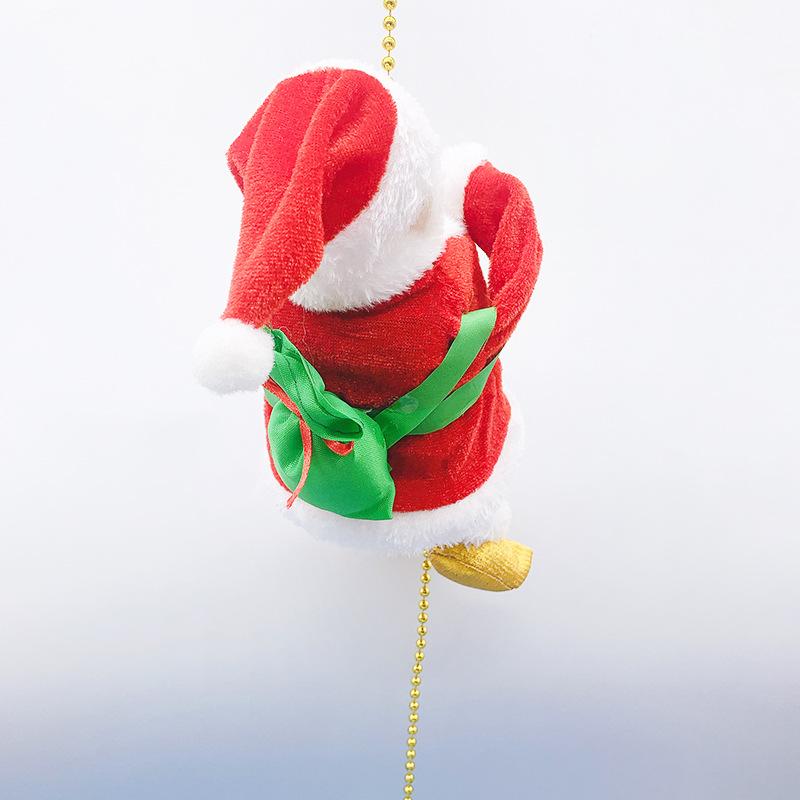 Изображение товара: Рождественское подвесное украшение, креативный Санта-Клаус, Электрический подъем на фотографию, Рождественская елка, фотография, новогодний подарок для детей
