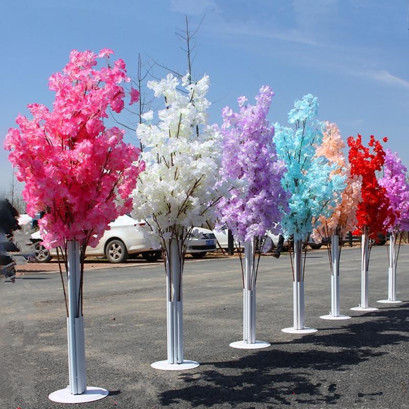 Изображение товара: New wedding props Cherry Blossoms Tree Road Leads Wedding Runner Aisle Column Shopping Malls Opened Door Decoration Stands