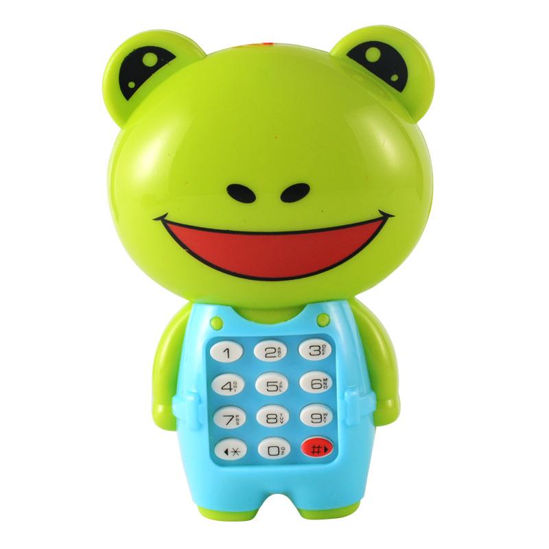 Изображение товара: 1 шт. электронная игрушка телефон музыкальный мини милый детский телефон игрушка раннее образование мультфильм мобильный телефон детские игрушки