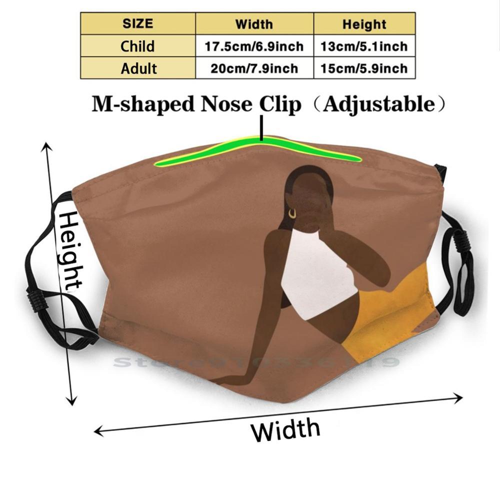 Изображение товара: Современная Высококачественная Женская многоразовая маска с принтом Pm2.5, фильтр, маска для лица, для детей, женщин, женщин, феминизма, для девочек