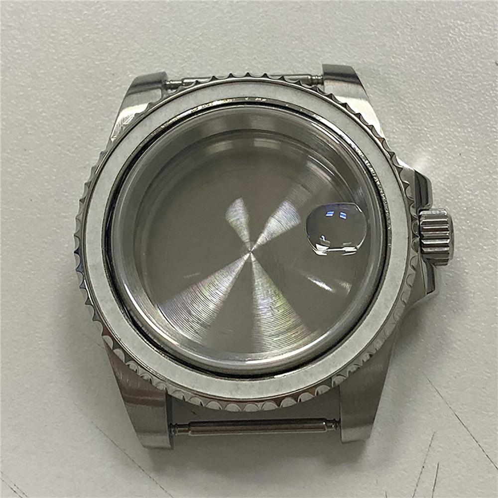 Изображение товара: Чехол для часов NH35 40 мм из нержавеющей стали 316L, часы с сапфировым стеклом чехол для механического механизма NH35, запасные части