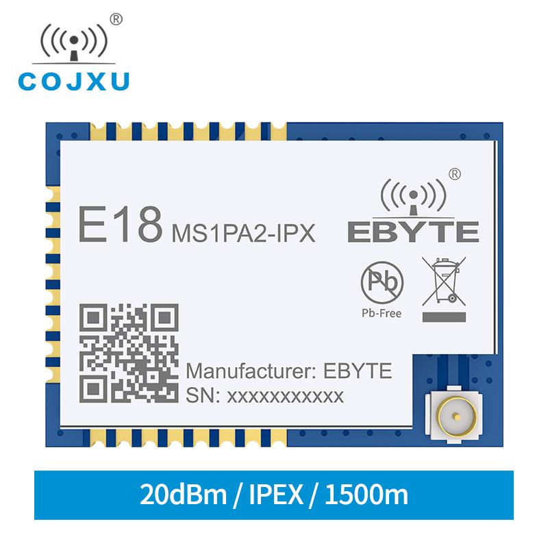 Изображение товара: CC2530 модуль Zigbee SoC RF SMD 2,4 GHz ISM полоса 20dBm 1,2 км COJXU E18-MS1PA2-IPX Беспроводной трансивер hdmi передатчик и приемник