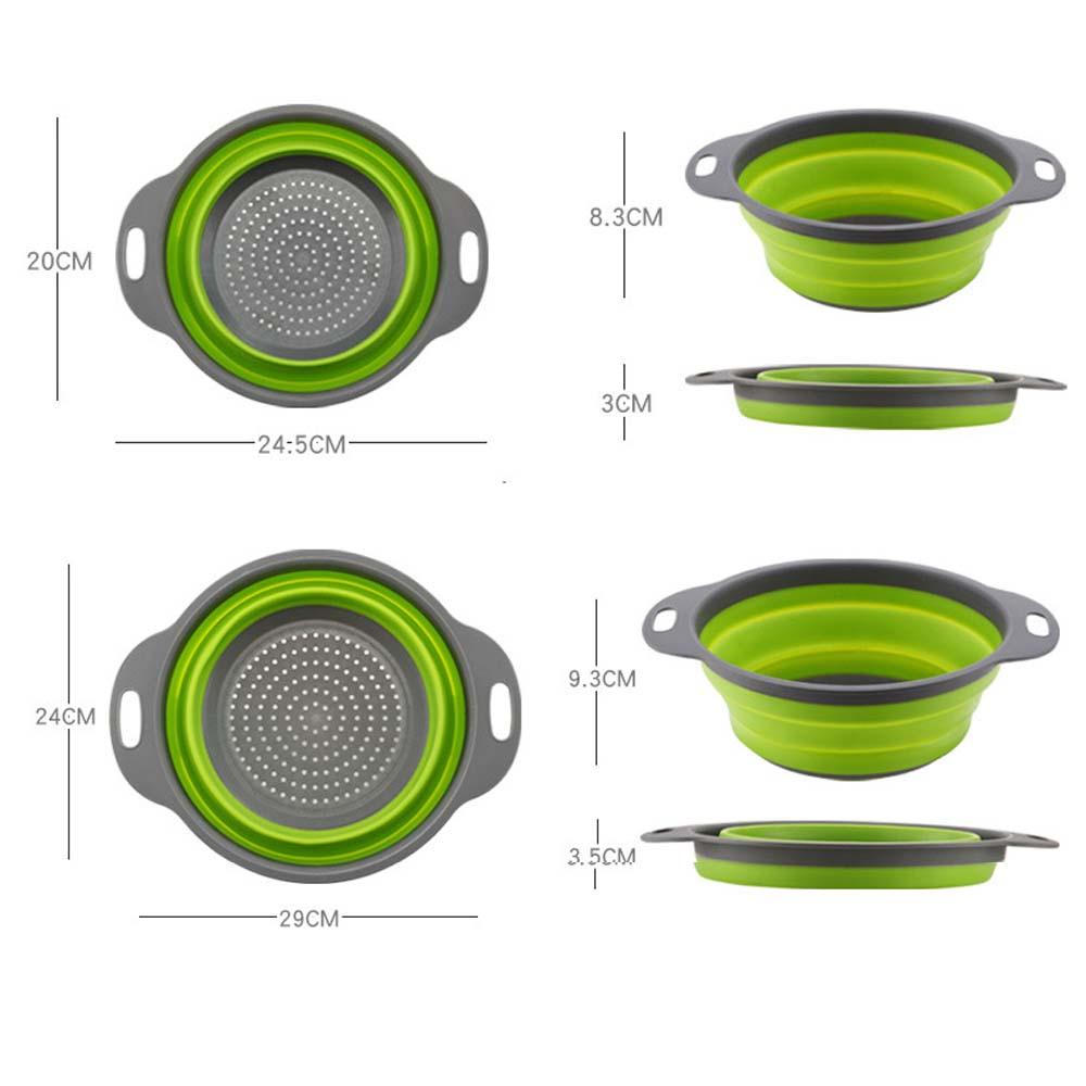 Изображение товара: Многоцелевой Круговой Складной асфальт корзина фильтр для воды фрукты овощи корзина кухонные принадлежности