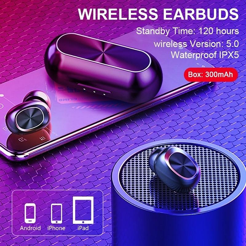 Изображение товара: B5 наушники-вкладыши TWS с отпечатков пальцев Touch гарнитура Bluetooth Hi-Fi Беспроводной наушники с микрофонами Шум шумоподавления игровой наушник затычки для ушей