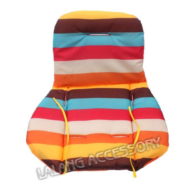 Изображение товара: Новинка, водонепроницаемая подушка для детской коляски, подкладка для детской коляски, подушка для автомобильного сиденья, обычный хлопковый толстый коврик