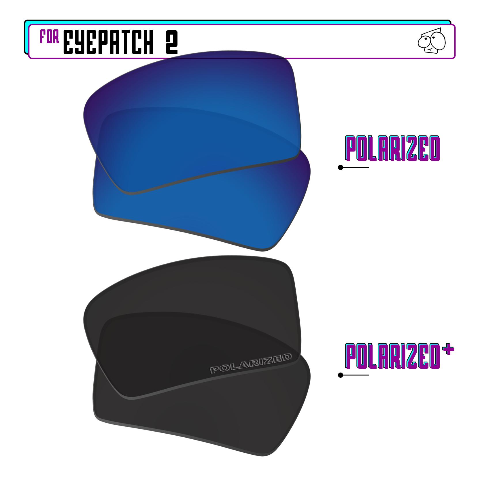 Изображение товара: Замена поляризованных сменных линз для солнцезащитных очков Oakley Eyepatch 2-BlackPPlus-Sapphire irep