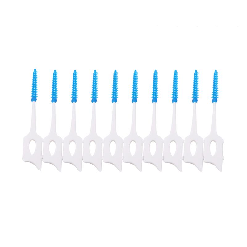 Изображение товара: 40 шт гигиена полости рта портативная одноразовая походная зубная щетка инструменты для чистки зубов Зубная нить