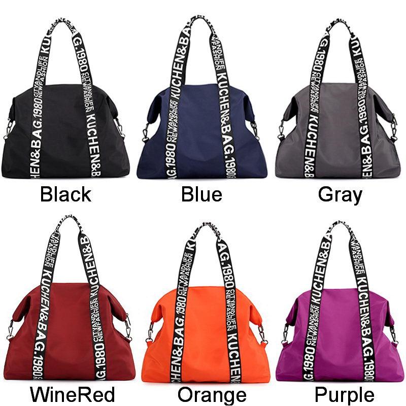 Изображение товара: Вместительные дизайнерские нейлоновые дамские сумочки для путешествий, Повседневная роскошная сумка на плечо, женская сумка