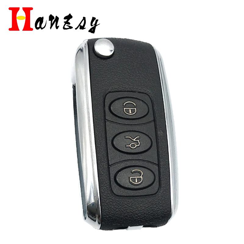 Изображение товара: Складной чехол-брелок для автомобильного ключа с 3 кнопками для Bentley