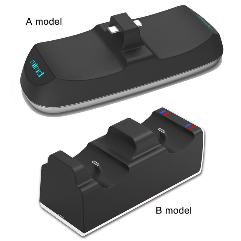 Изображение товара: Контроллер с ручкой, зарядное устройство USB, док-станция с двойной зарядкой, подставка-держатель для PS5, игровая консоль, аксессуары для геймпада