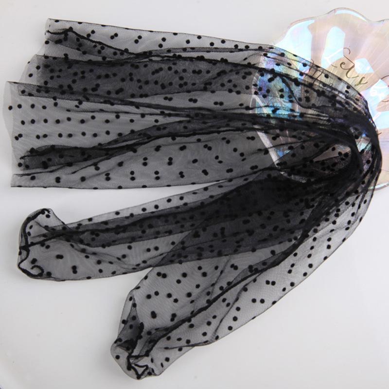 Изображение товара: Носки женские, прозрачные, тюлевые, ультратонкие, в горошек