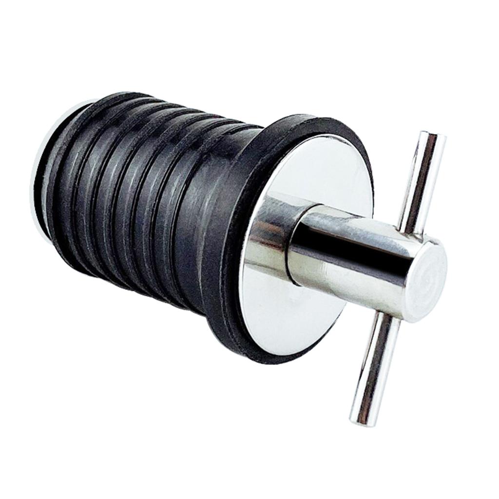 Изображение товара: Rubber Yacht Hull Twist Drain Plug Turn-Tite Plug, T-handle Design, Fit 1