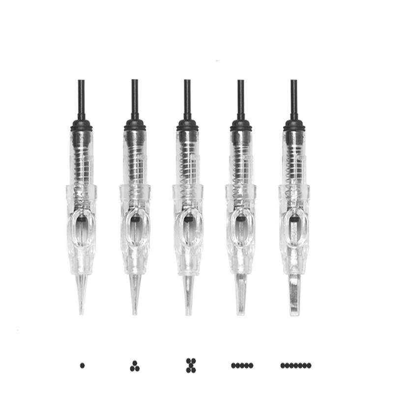 Изображение товара: Одноразовые Иглы для перманентного макияжа 1R/3R/5R/7R/5F/7F, иглы для микроблейдинга, картриджи для татуировок, машинка для бровей, ручка