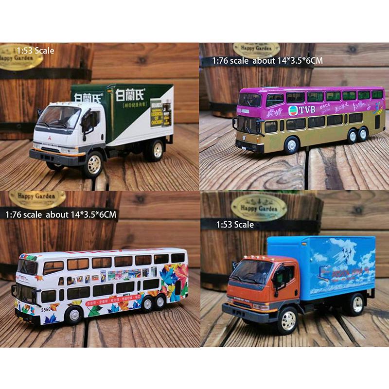 Изображение товара: 1:76 автобус 1:53 модель грузовика из металлического сплава классический винтажный автомобиль литые автомобили игрушки F Коллекция подарков сувениры подарок