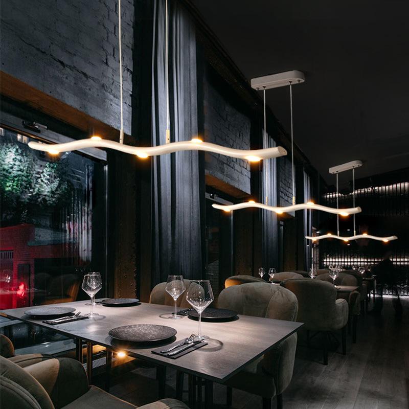 Изображение товара: Современный подвесной светодиодный светильник в стиле лофт, белый светильник в скандинавском стиле, лампы в виде ветвей дерева для спальни, кухни, столовой, ресторана