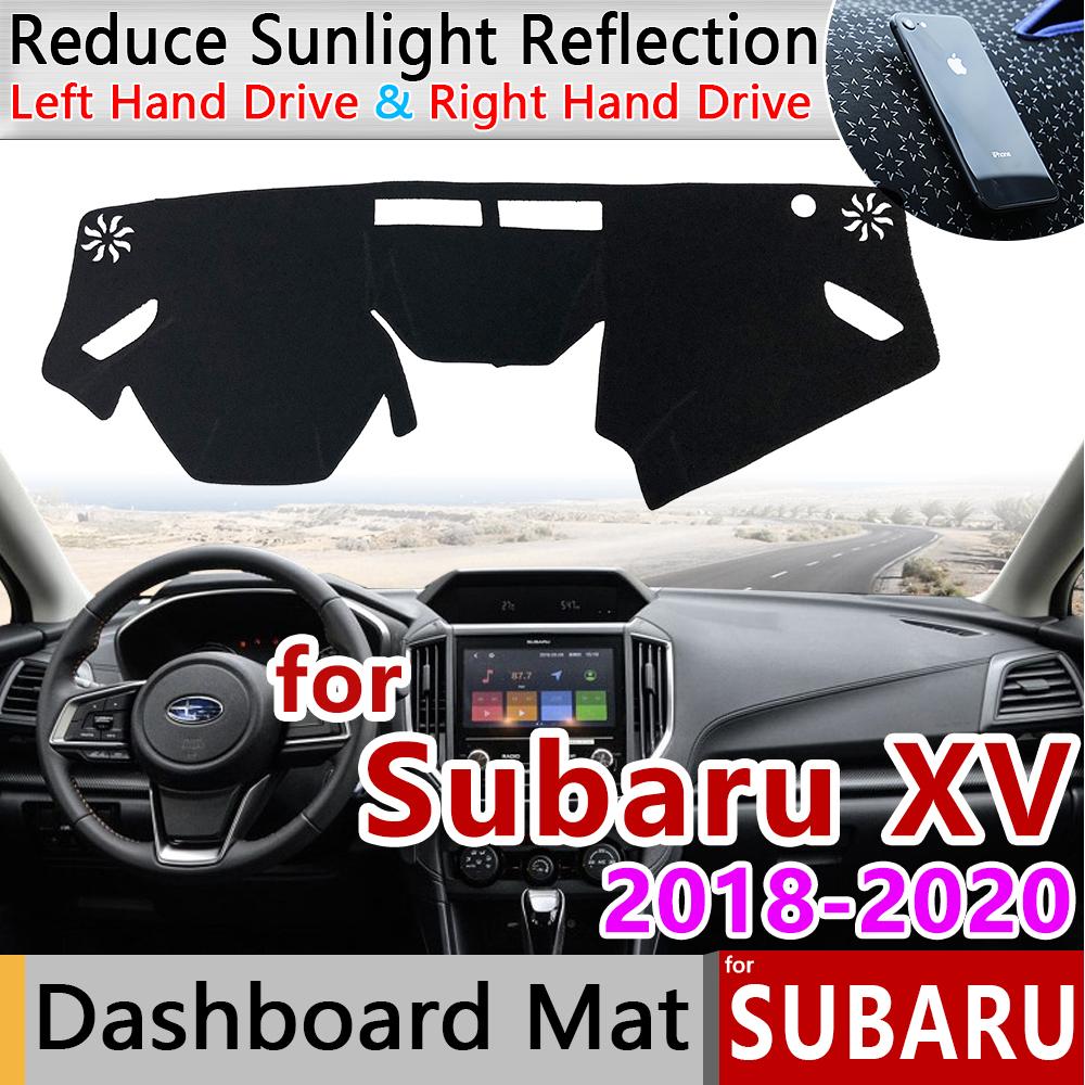 Изображение товара: Для Subaru XV 2018 2019 2020 Противоскользящий коврик на приборную панель солнцезащитный Коврик Анти-УФ коврик для приборной панели автомобиля аксессуары WRX STI