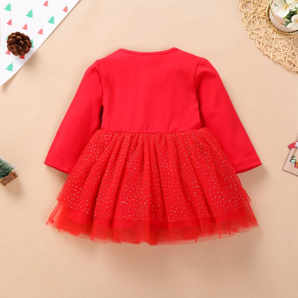 Изображение товара: PatPat/Новое поступление, осенне-зимнее милое платье с рисунком лося для маленьких девочек платья для маленьких девочек одежда для малышей