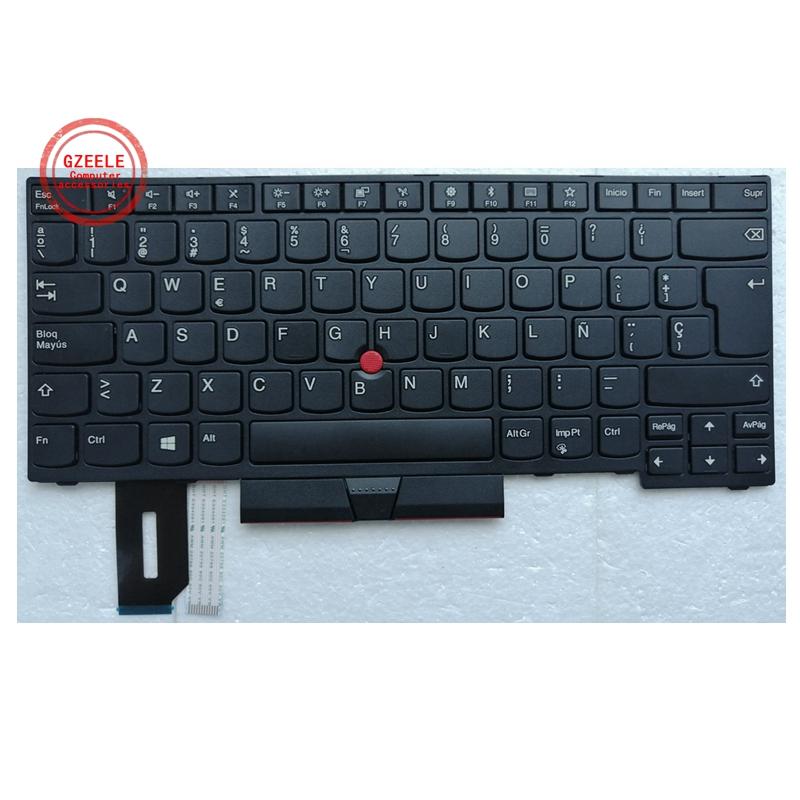 Изображение товара: Испанская клавиатура для ноутбука Lenovo Thinkpad E480 T480S L480 T490 E490 T495 L380 L390 Yoga L490 P43s SP