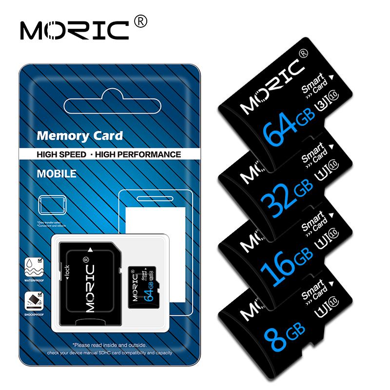 Изображение товара: Карта памяти micro sd для смартфона/камеры, высокоскоростная карта памяти класса 10, 8 ГБ, 16 ГБ, 32 ГБ, 64 ГБ, бесплатный адаптер
