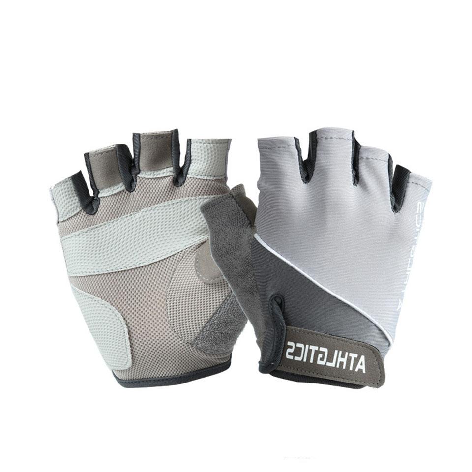 Изображение товара: Нескользящие и износостойкие брюшные перчатки дышащие спортивные перчатки с открытыми пальцами профессиональные защитные перчатки для рук и фитнеса