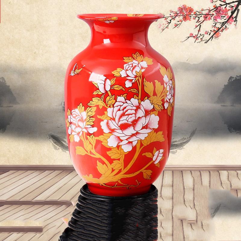 Изображение товара: Китайская красочная керамическая ваза, фигурки, украшение для дома, поделки, аксессуары фэн-шуй, настольные украшения для офисной комнаты, искусство