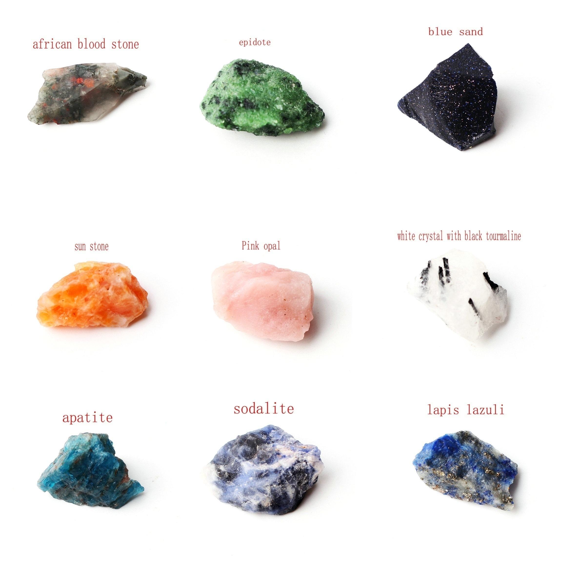Изображение товара: Натуральные Смешанные Красочные Грубые каменные минералы с кристаллами и драгоценными камнями