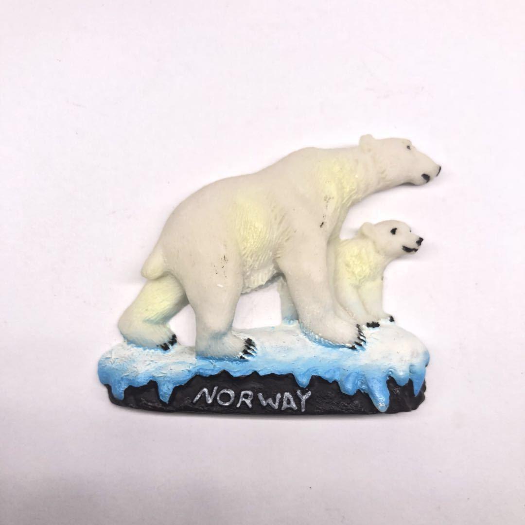 Изображение товара: Наклейки на холодильник, зарубежный Швейцарский дорожный, шоколадный белый медведь, резиновые наклейки, подарок на день рождения, наклейки на холодильник