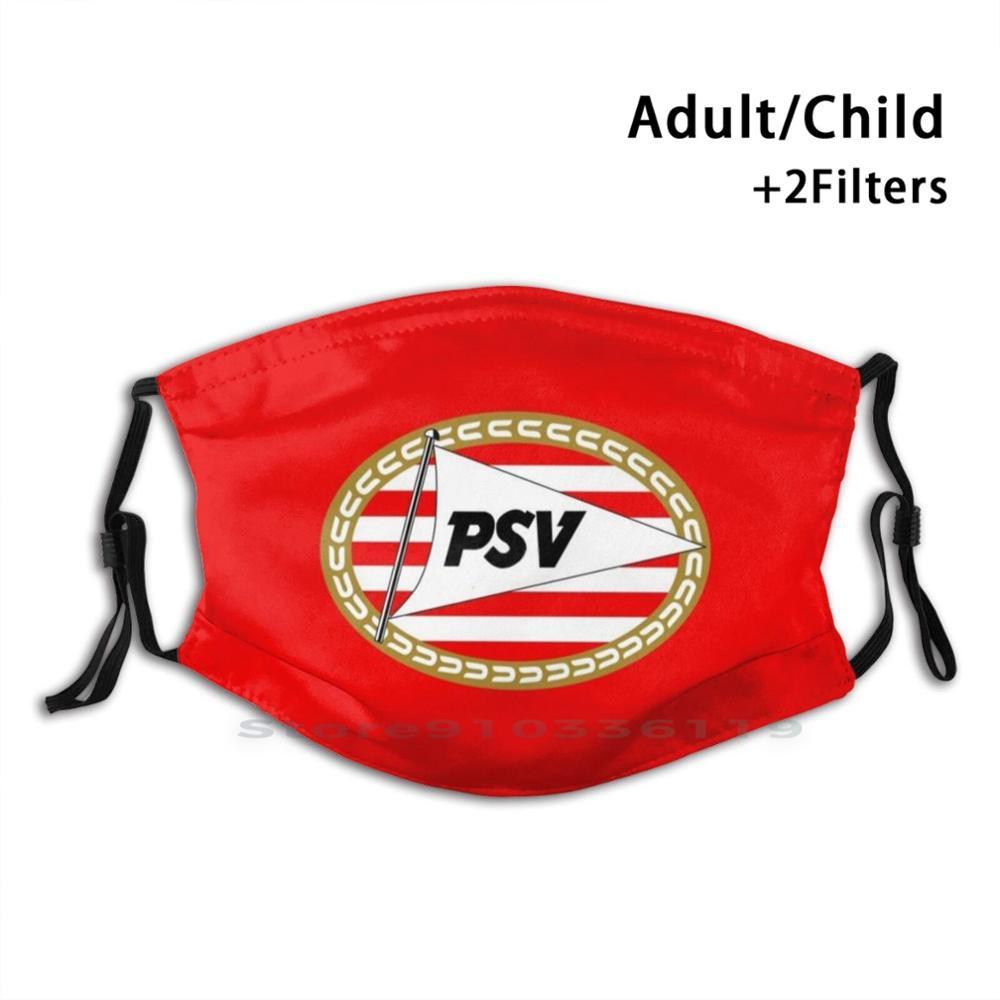 Изображение товара: Футбол-эиндховен-футбольный мяч для взрослых и детей моющаяся смешная маска для лица с фильтром для футбола Philips Sport Vereniging 5ландская