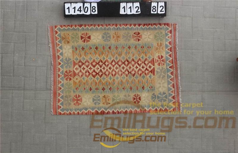 Изображение товара: Шерстяное вязаное изделие ручной работы, ковер килим