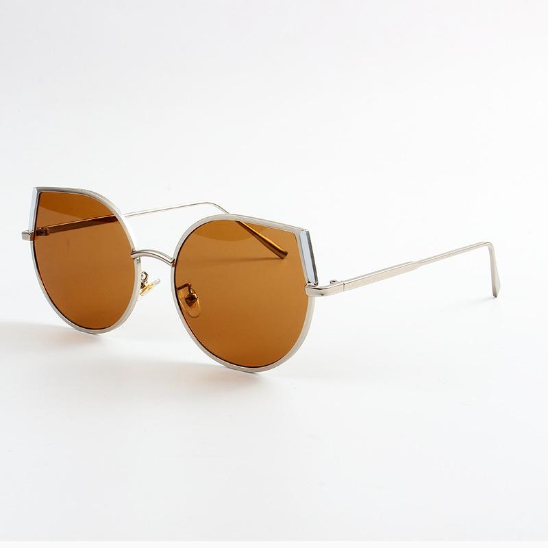 Изображение товара: Солнцезащитные очки женские, зеркальные, со светоотражающими плоскими линзами, UV400, для вождения, винтажные, 2020