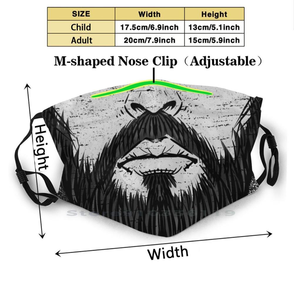 Изображение товара: Маска для лица многоразовая с фильтром Pm2.5, без бороды, без Вечерние