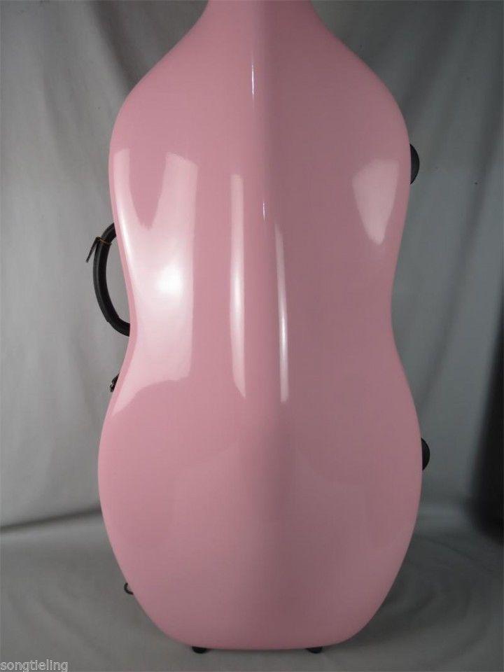Изображение товара: 4/4 розовый Стекловолоконный Виолончель жесткий чехол с перфорацией MA