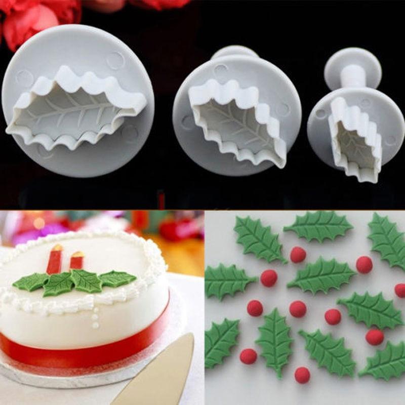 Изображение товара: Рождественская Форма для печати сахарных тортов, форма для печенья, форма для печенья, форма для выпечки, инструмент для торта, форма для помадки на Рождество, кухонные инструменты