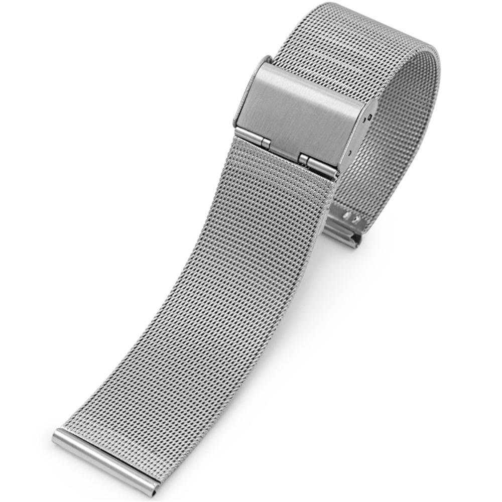 Изображение товара: Ремешок из нержавеющей стали для Amazit Bip, браслет для Xiaomi Huami Amazfit Bip Youth, Миланская петля, металлический браслет для наручных часов