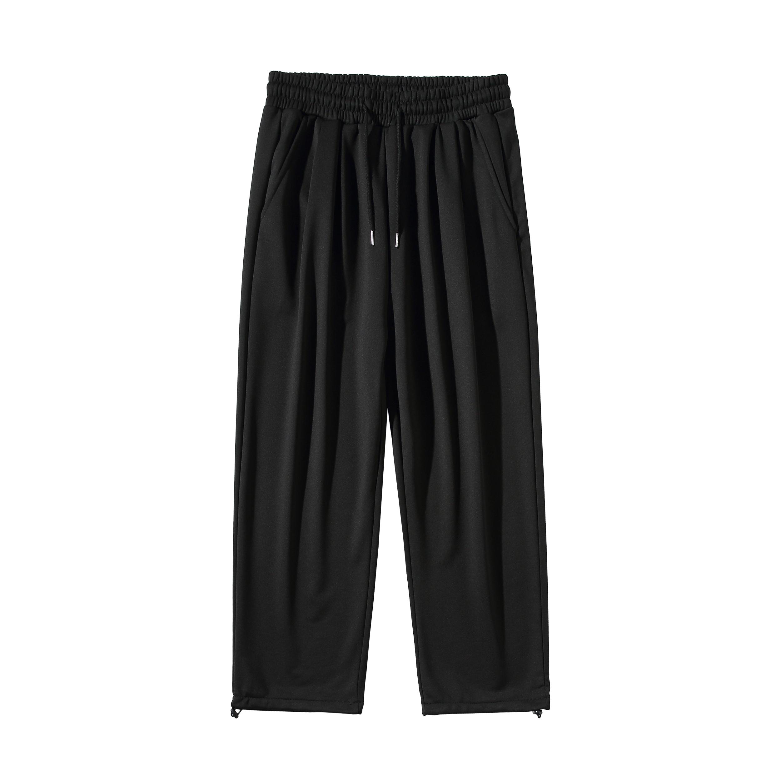 Изображение товара: Брюки мужские в стиле Харадзюку, повседневные деловые штаны, тонкие свободные брюки-карандаш с эластичным поясом, в японском стиле, лето 2022