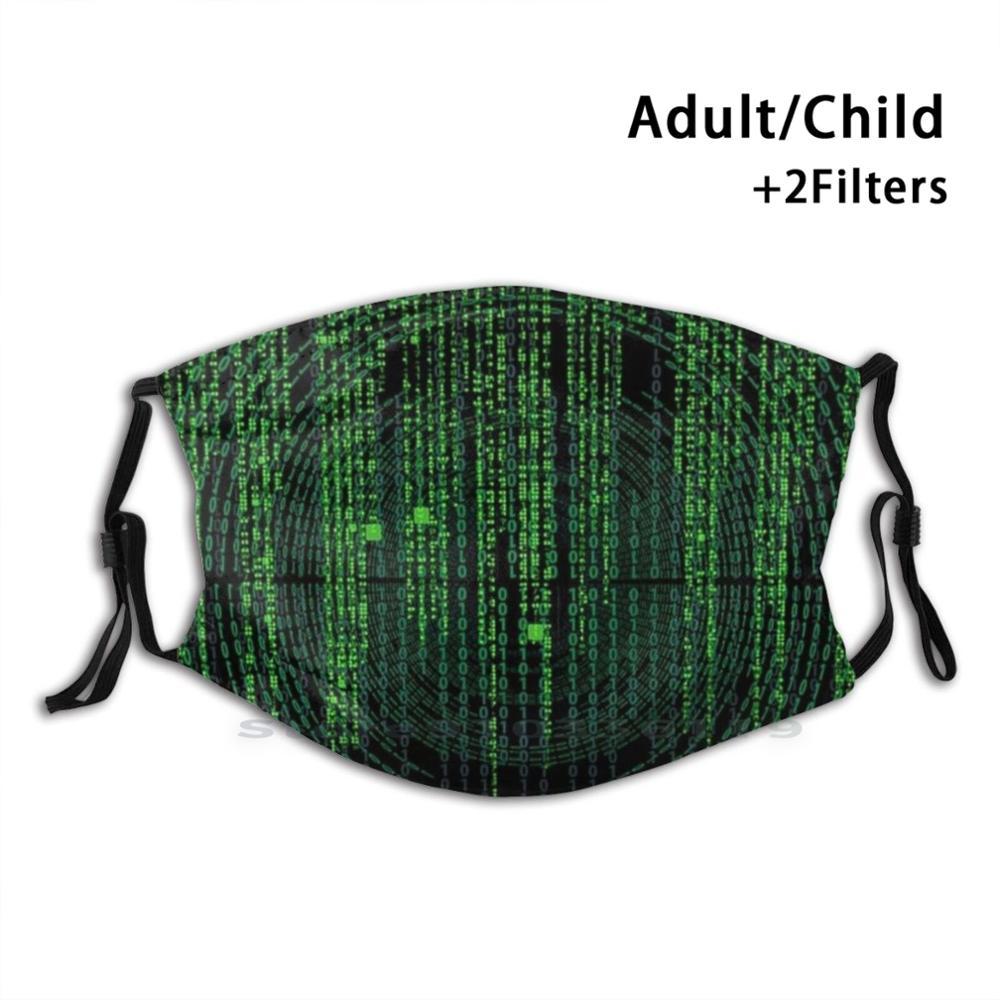 Изображение товара: Матрица код печати многоразовая маска Pm2.5 фильтр маска для лица дети Matrix Tech