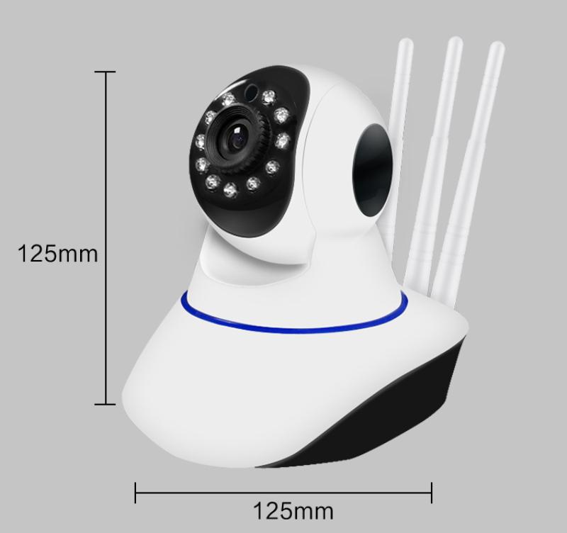 Изображение товара: 720P Smart Home Беспроводной Wi-Fi Камера Крытый видеонаблюдения IP обнаружения движения Ночное видение для маленьких 360Eyes Club