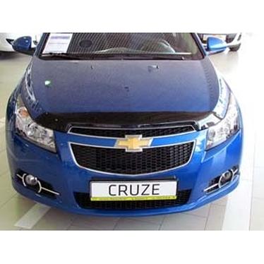 Изображение товара: Дефлектор капота темный chevrolet cruze 2009-2015/daewoo lacetti 2009-