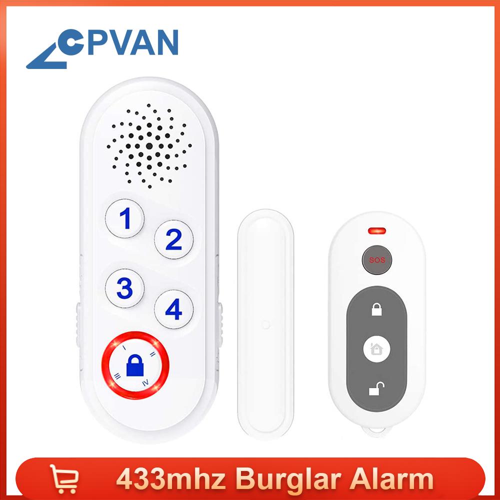 Изображение товара: CPVAN домашняя охранная сигнализация инфракрасный датчик Противоугонный детектор движения 433 МГц охранная сигнализация домашняя сигнализация